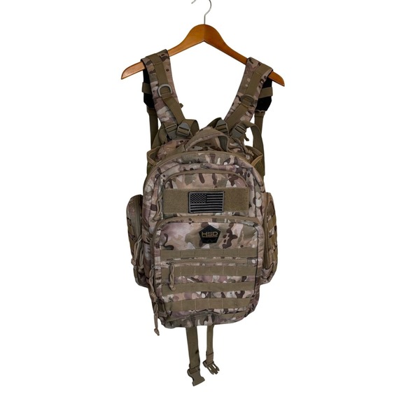 High Speed Daddy Backpack Men Ranger Green Diaper Bag Military Waterproof - Picture 1 of 10